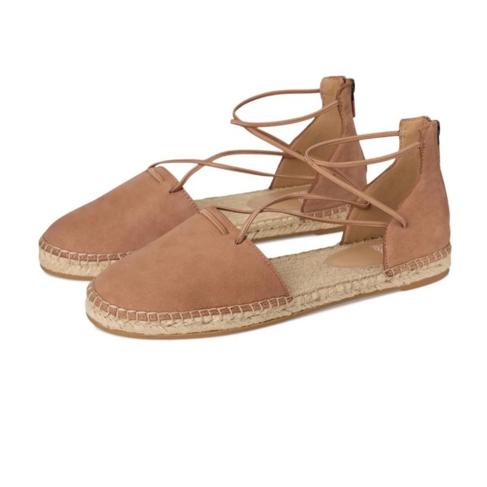 Eileen Fisher Brown Suede Espadrille Flats